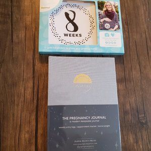 Pregnancy Belly Stickers and Pregnancy Journal Set